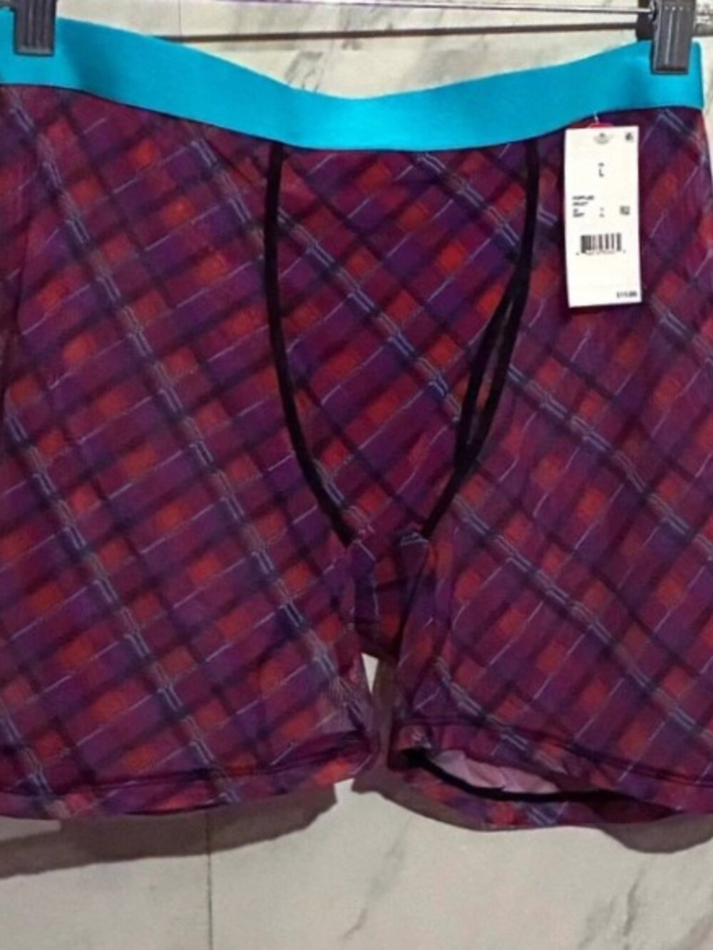 Sheer Mesh Plaid Boxer Shorts by Parade – New with Tags!
